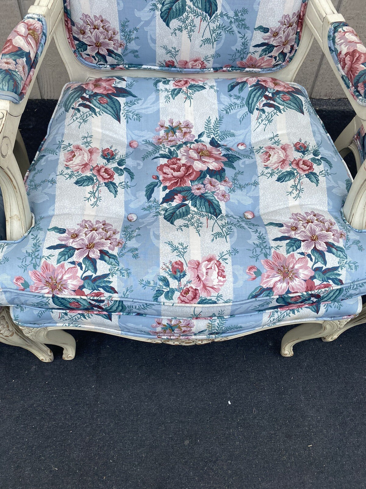 65675 Set of 6 Century Furniture Dining Chairs Louis XV