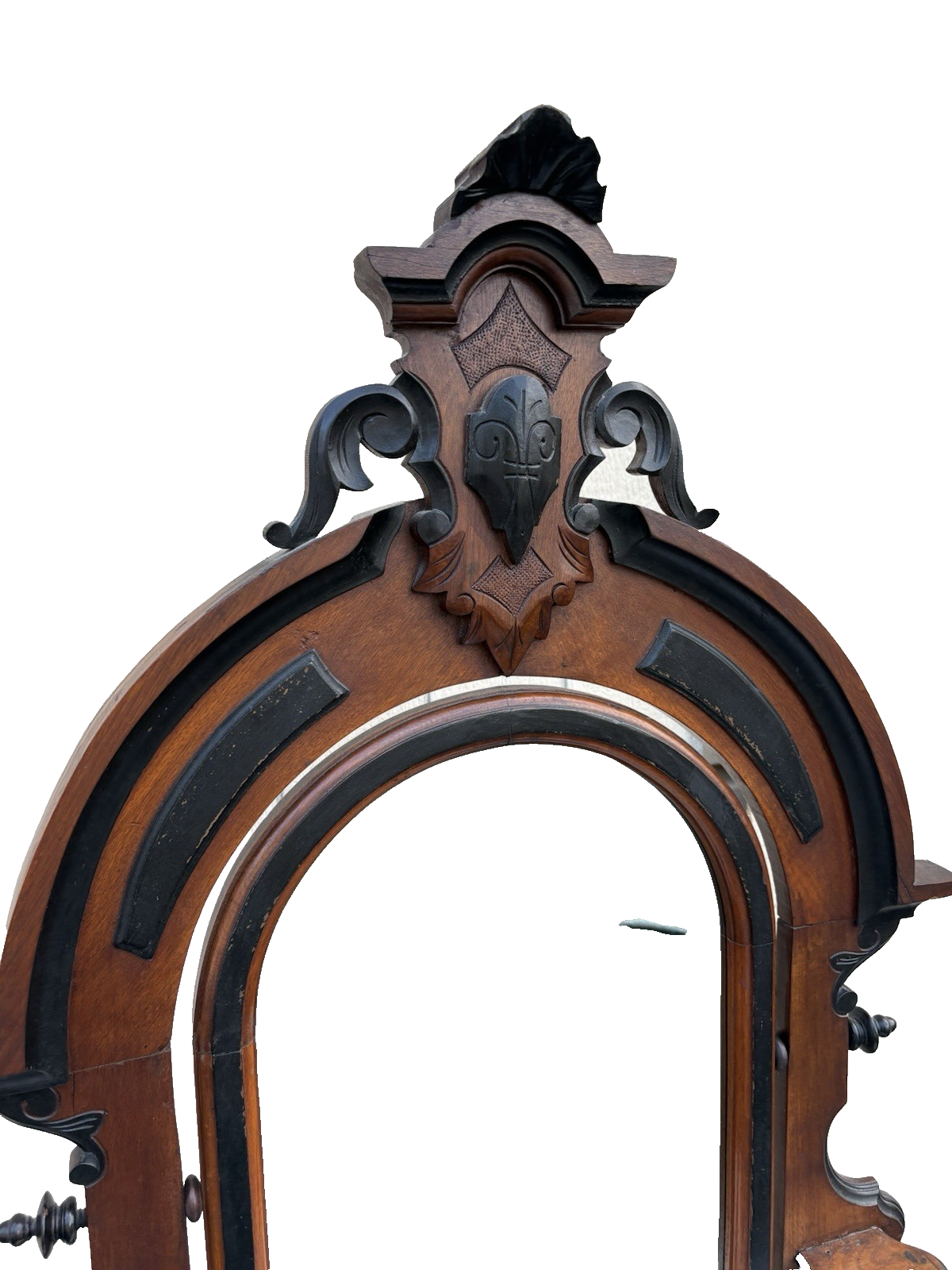 66669  Antique Victorian Marble Top Dresser with Mirror