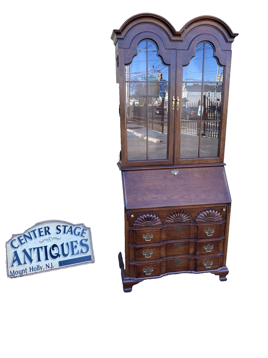 66473 JASPER Furniture Cherry  Secretary Desk w/ Bookcase Top