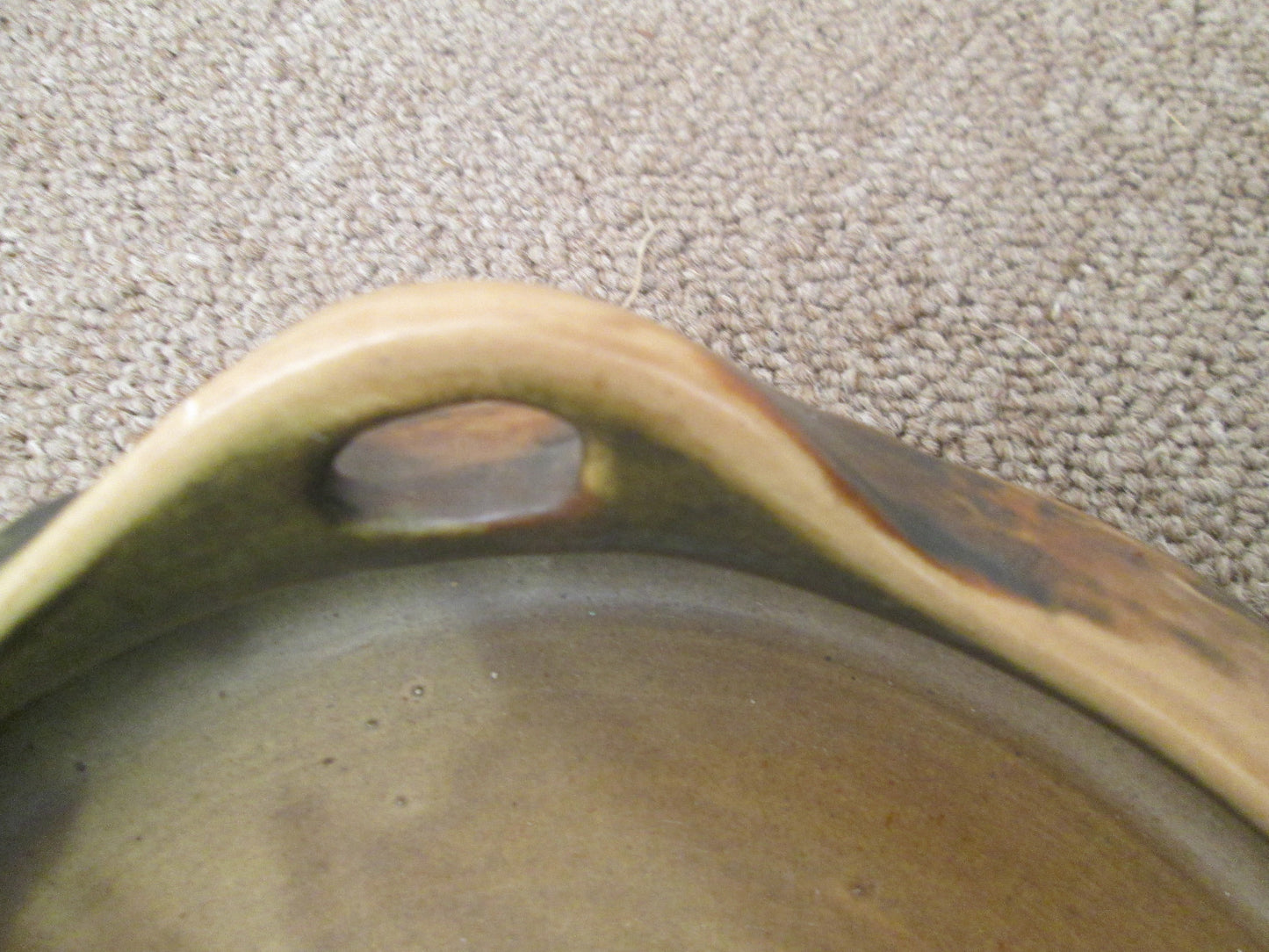 COL 05 WW :  ROSEVILLE IMPERIAL POTTERY CONSOLE FLOWER BOWL