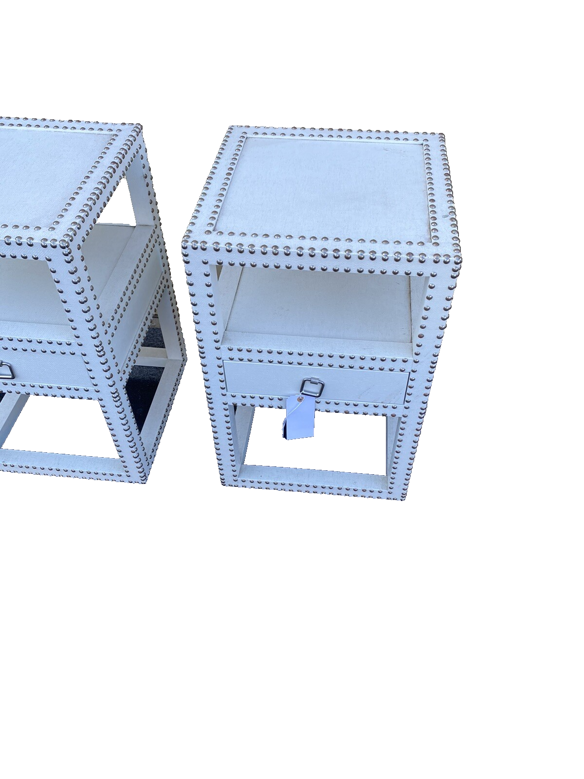 65680 Pair Decorator Modern Nightstand End Table Stand