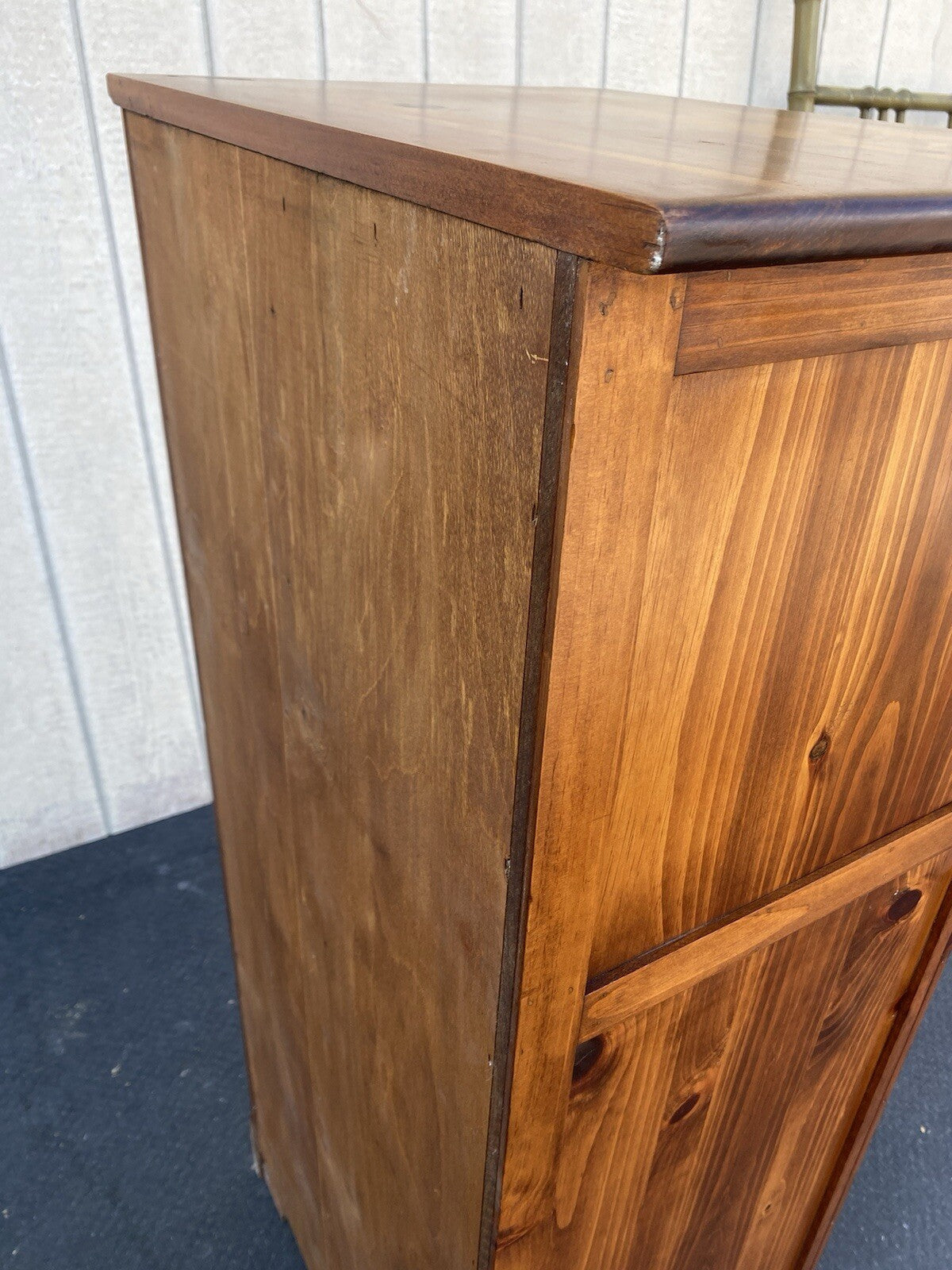 65846 Pine Lingerie High Chest Dresser