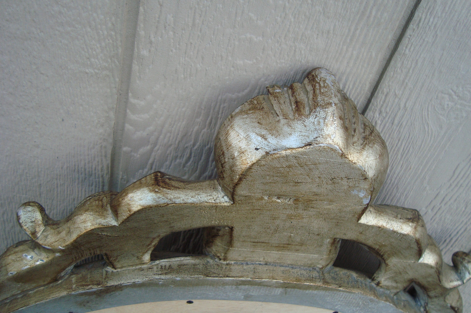 59284 Oval  Decorator Mirror in Fancy Picture Frame