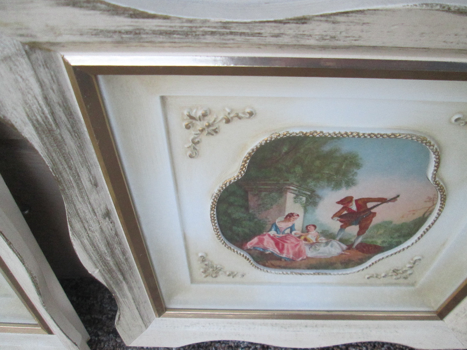 MW :  Pair Mid Century Modern Vintage TURNER Prints In fancy Picture Frames 