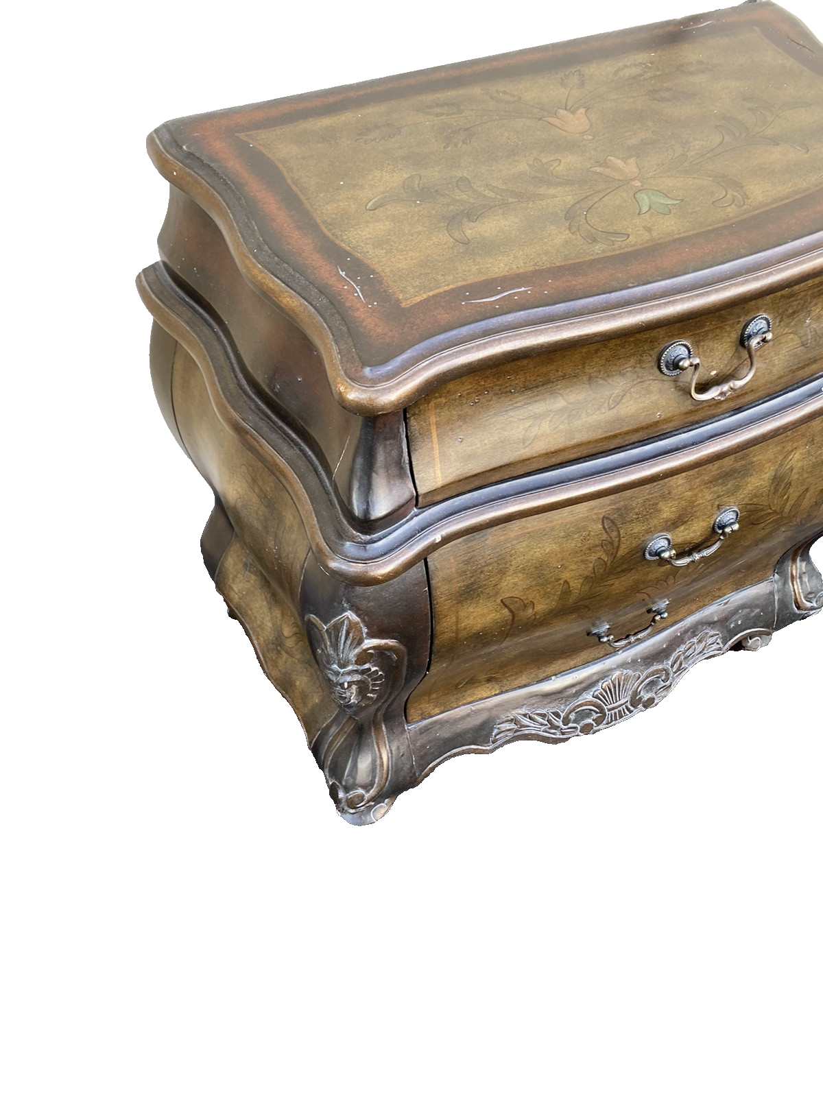 66319  Bombay Nightstand End Table Stand