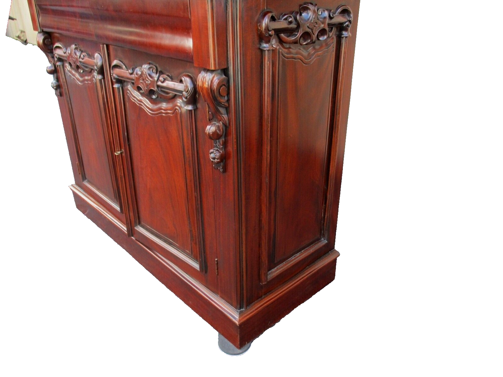 63752 Mahogany 2 pc. China Cabinet Curio Bookcase