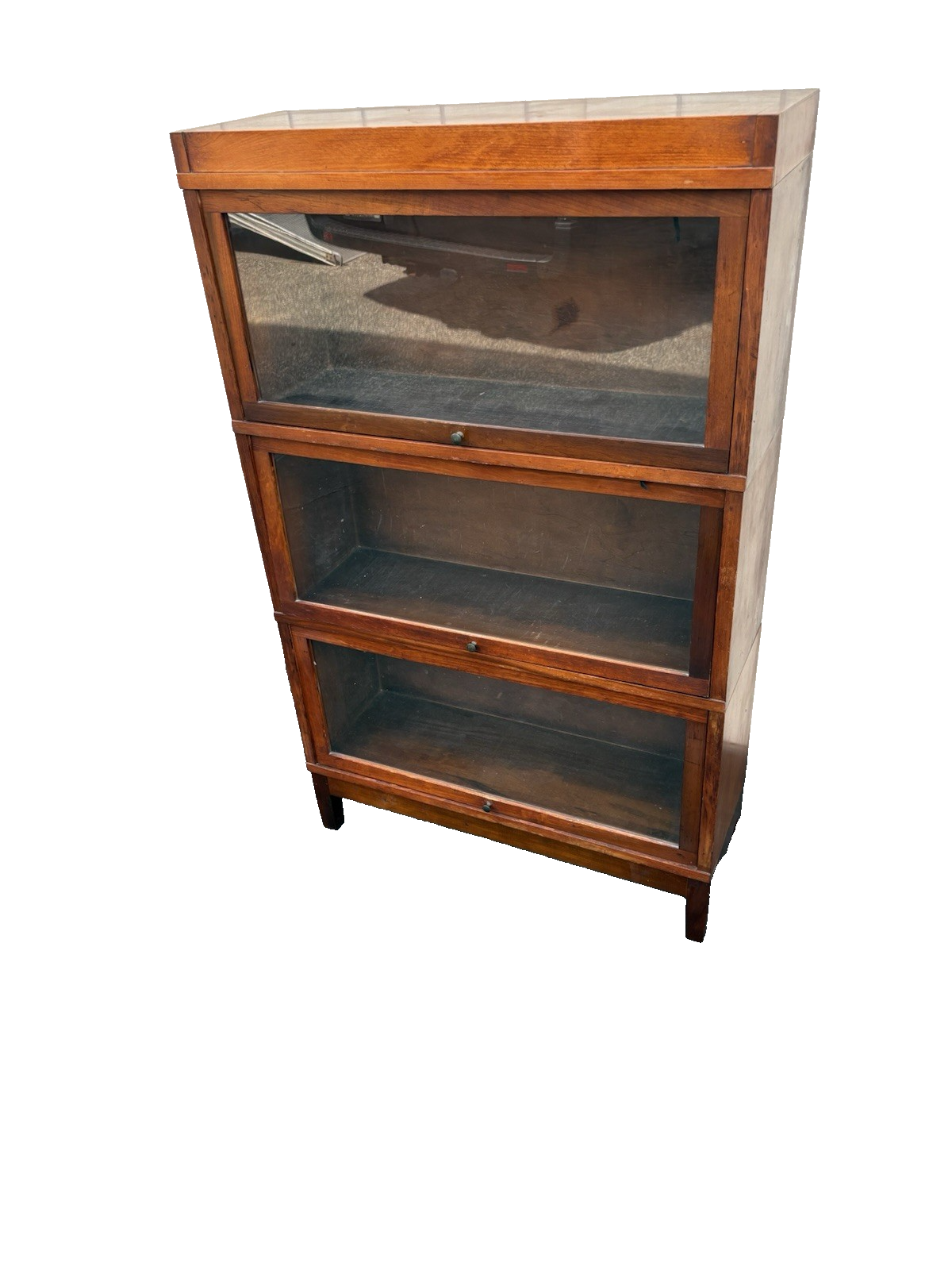 66759  GLOBE WERNICKE Mahogany Stacking bookcase