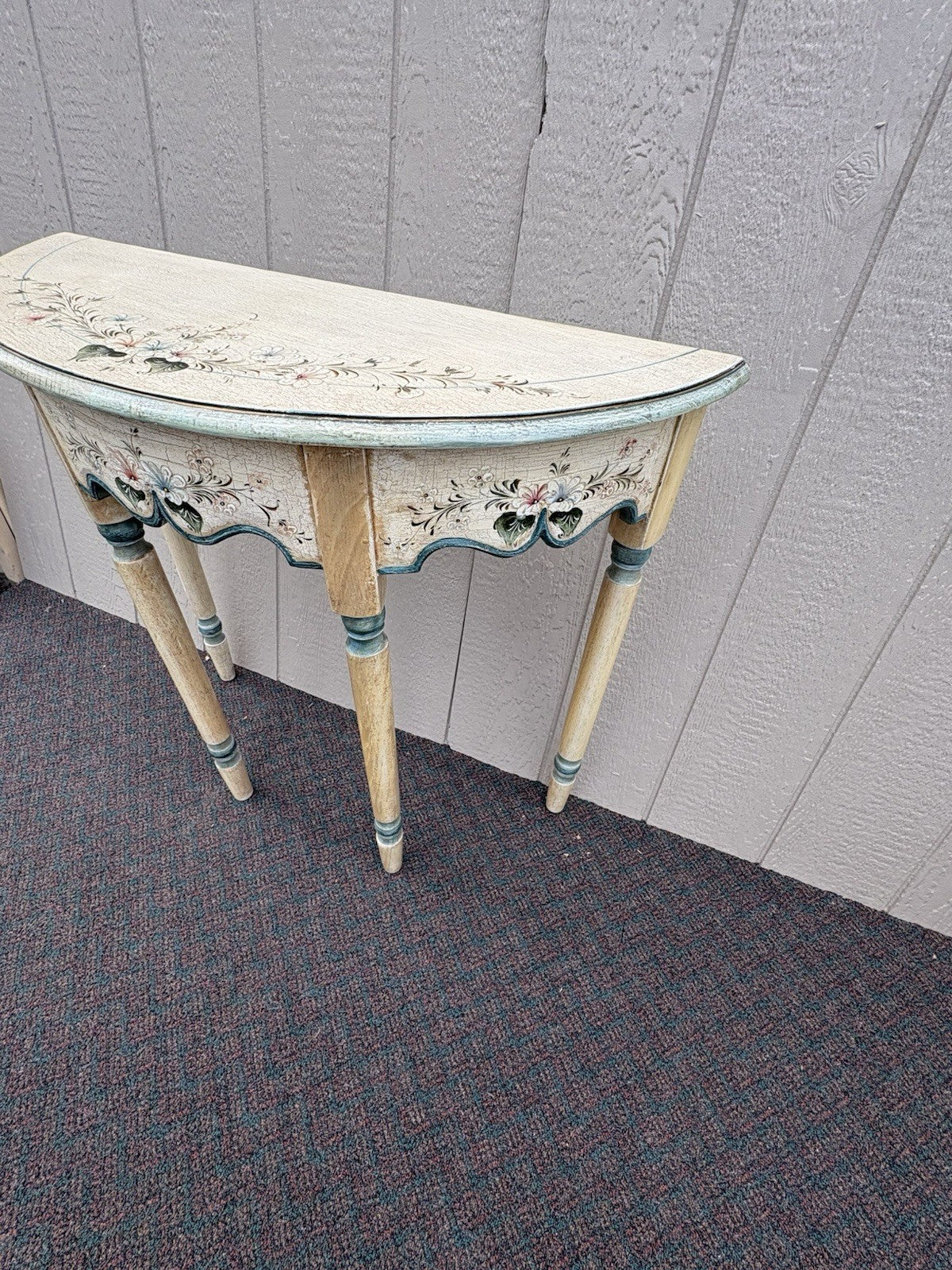 67049 Hand Painted Console Table Stand Sideboard Server
