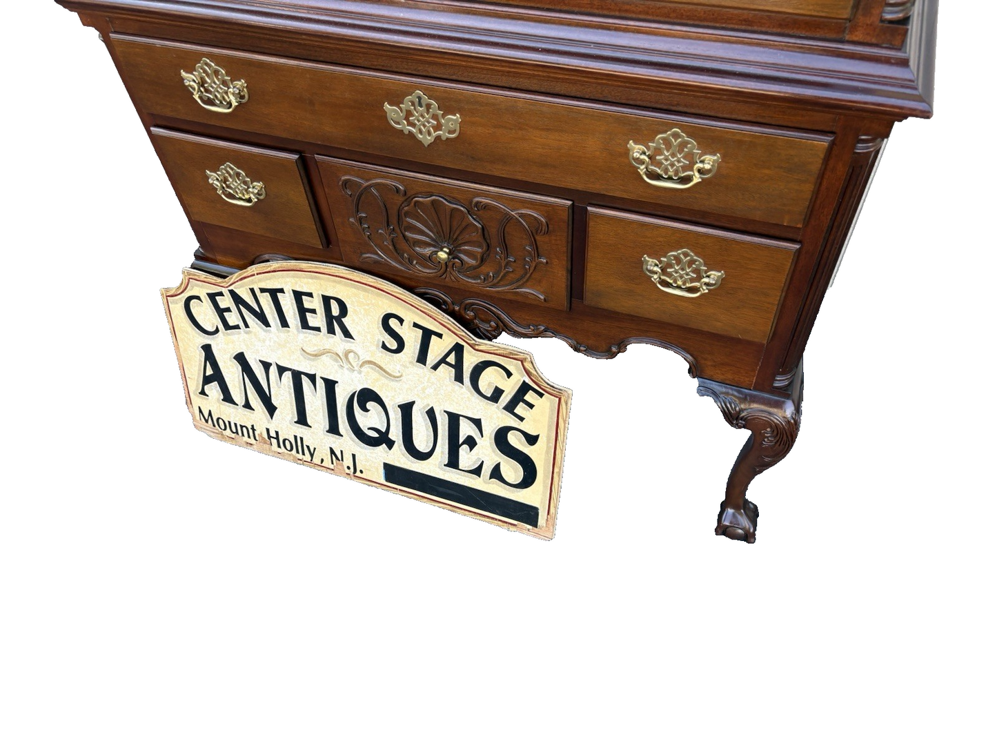 66968  COUNCILL Furniture Mahogany High Boy Dresser Chest QUALITY MADE