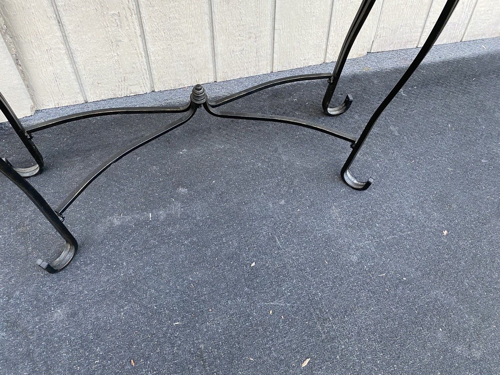 66096 Modern Console Hall Table Stand with iron base