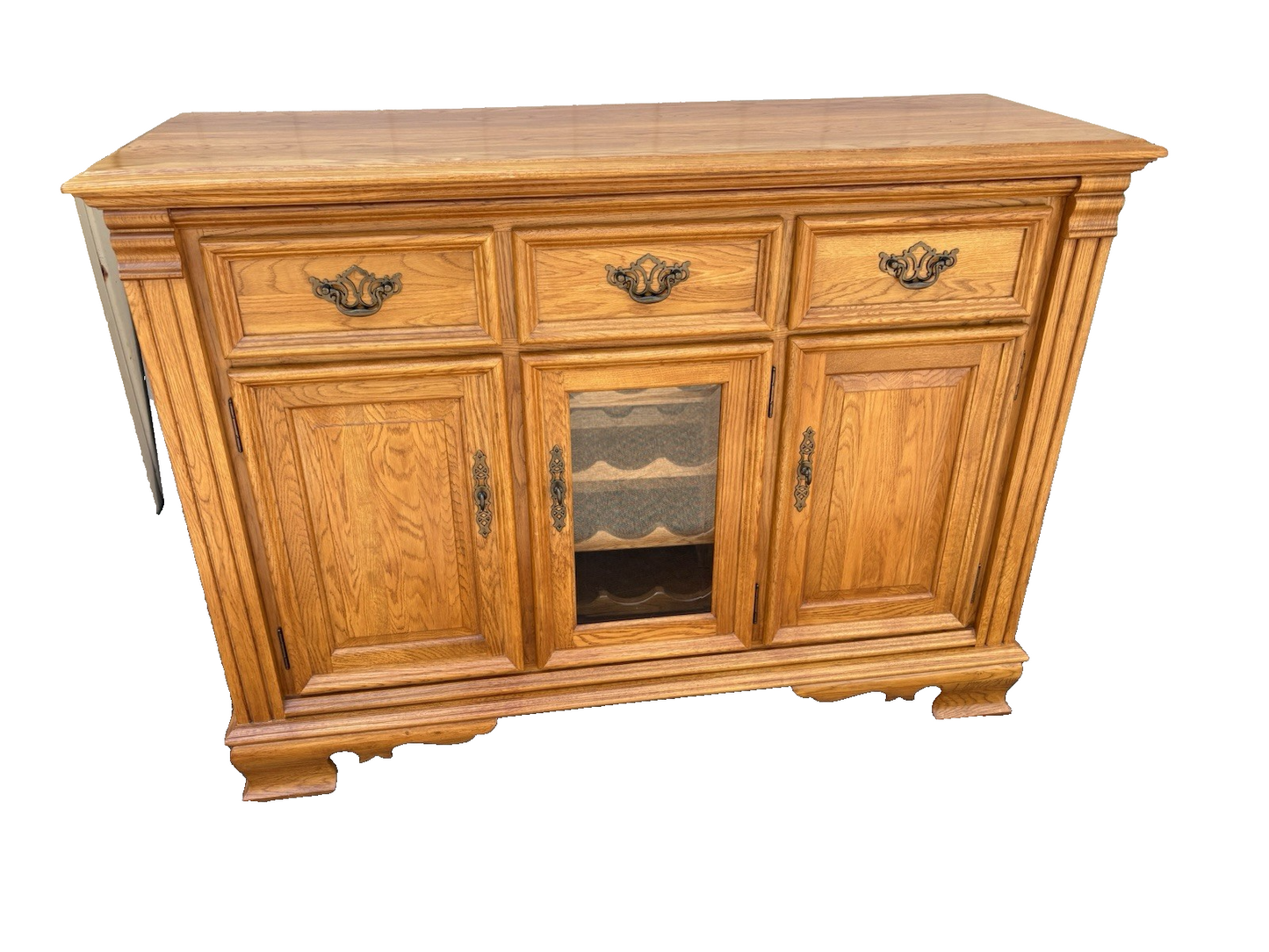66998 Oak Buffet Sideboard Server Cabinet Richardson Furniture