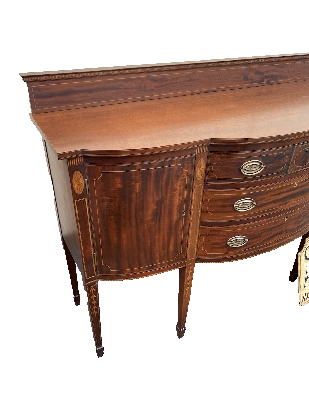 66402 POTTHAST Brothers Custom Hand Made Inlaid  Sideboard Server Cabinet