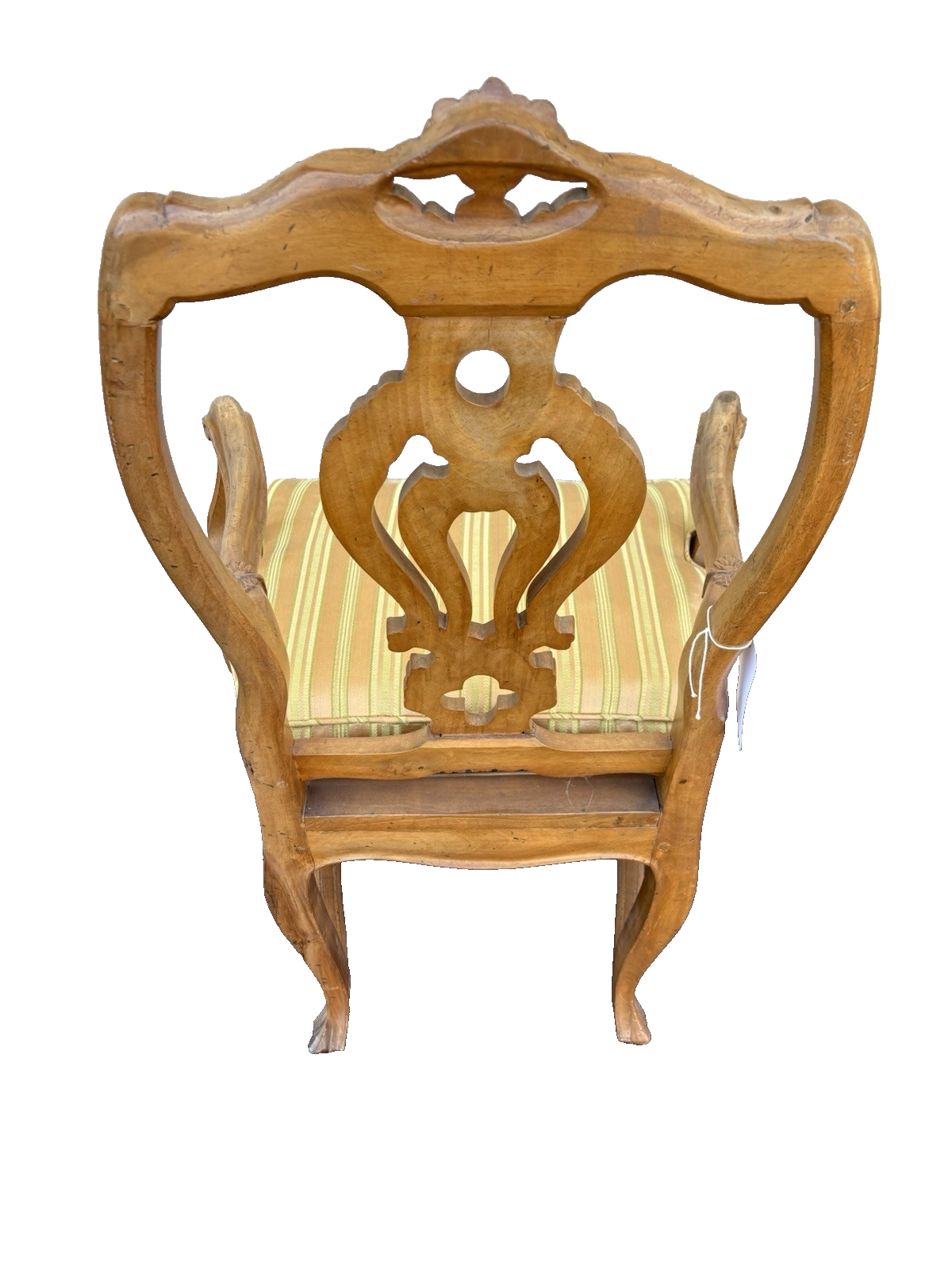 62658   French Country Louis XV Armchair Chair PEGGED Construction