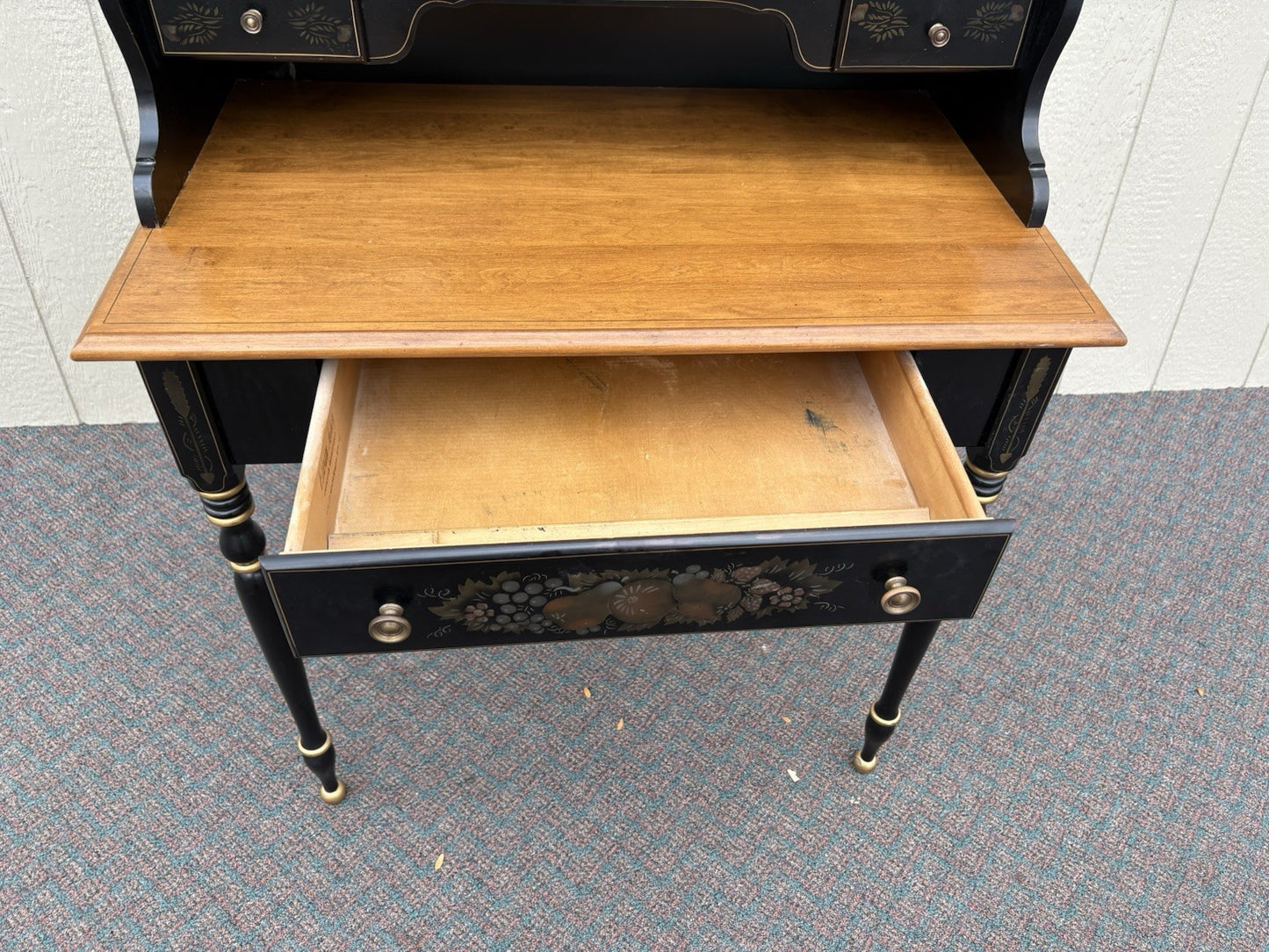 67129 ETHAN ALLEN Office Stenciled Office Desk