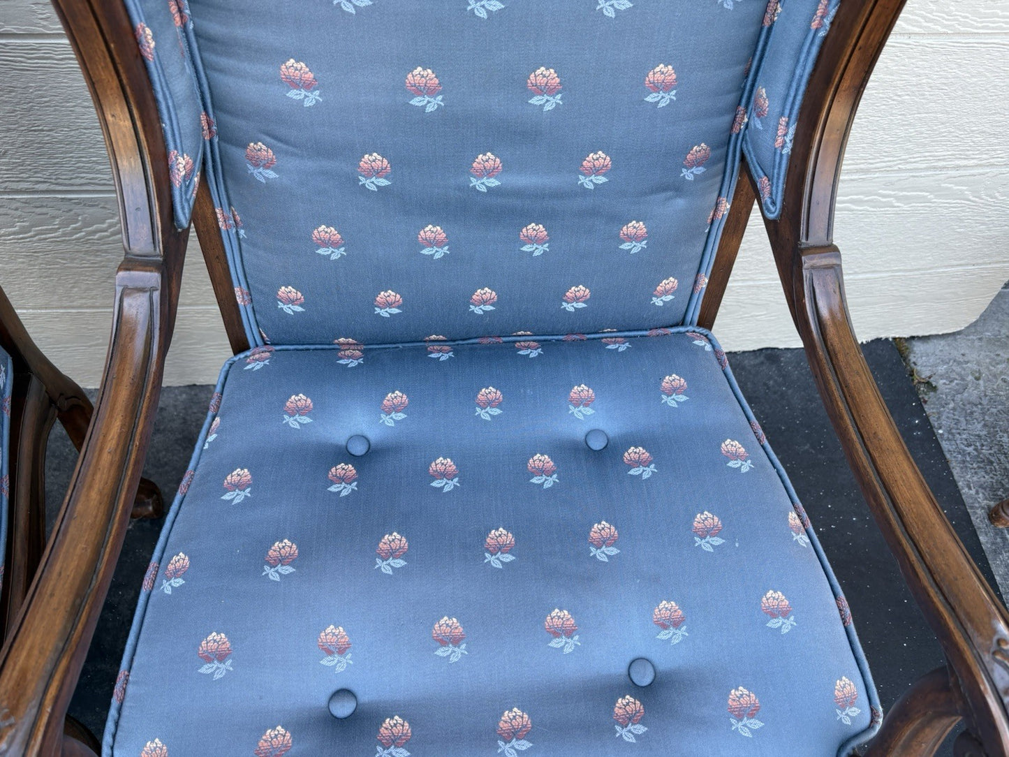 65310 Pair Quality  Decorator Bergere Armchair Chair s