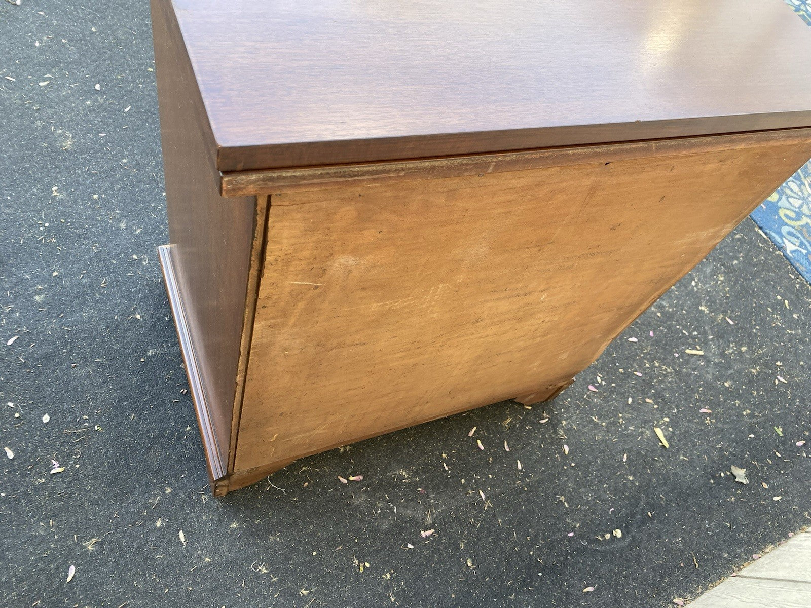 66590 Cherry Flip Top Nightstand Dresser Chest