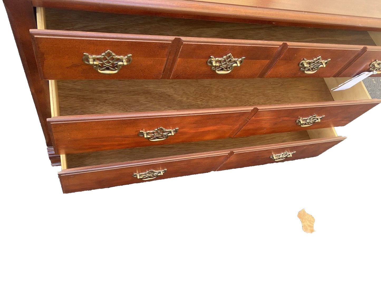 62258 Stanley Cherry Dresser with Mirror