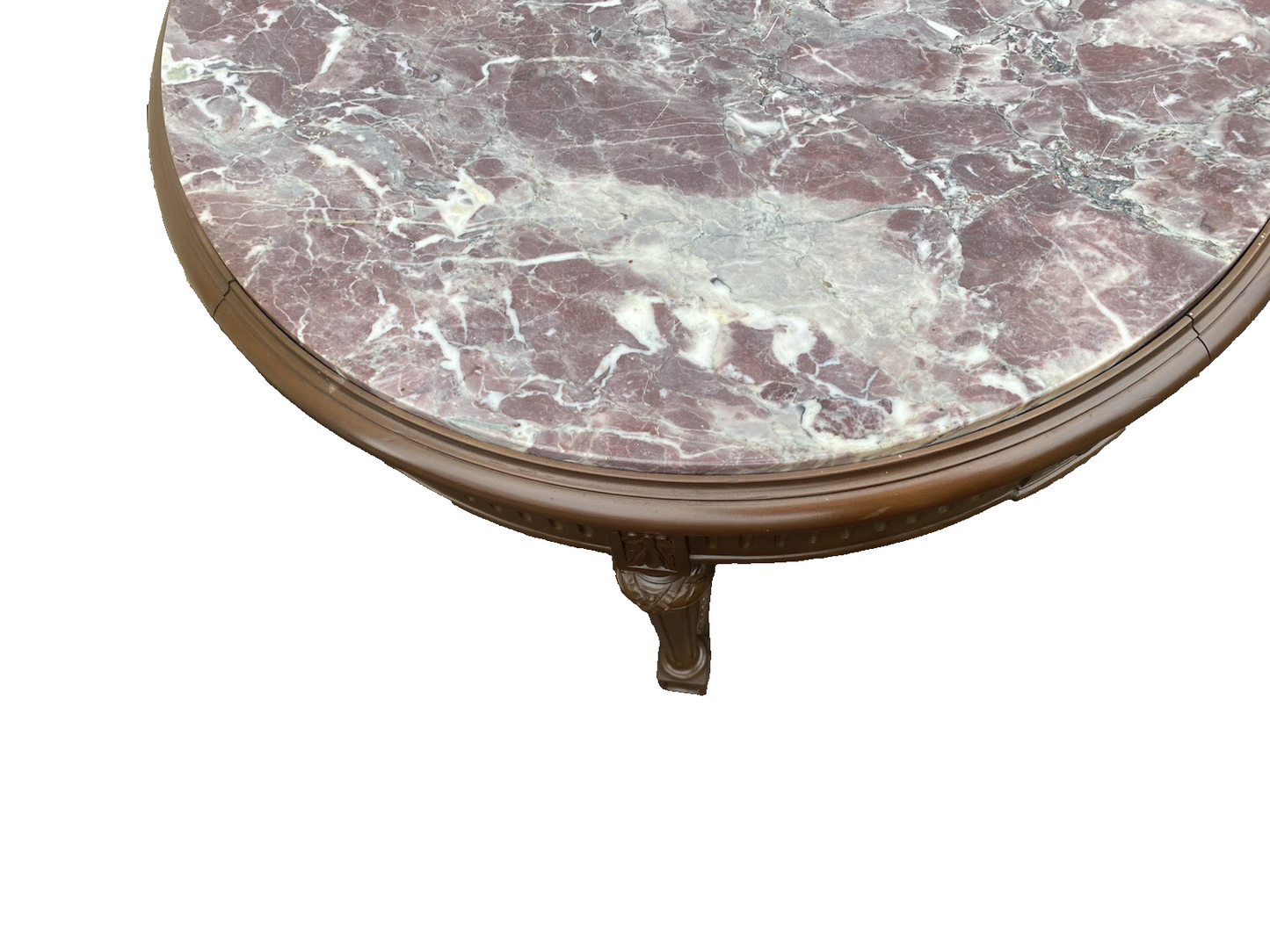 66369 Round Marble Top Coffee Table Stand