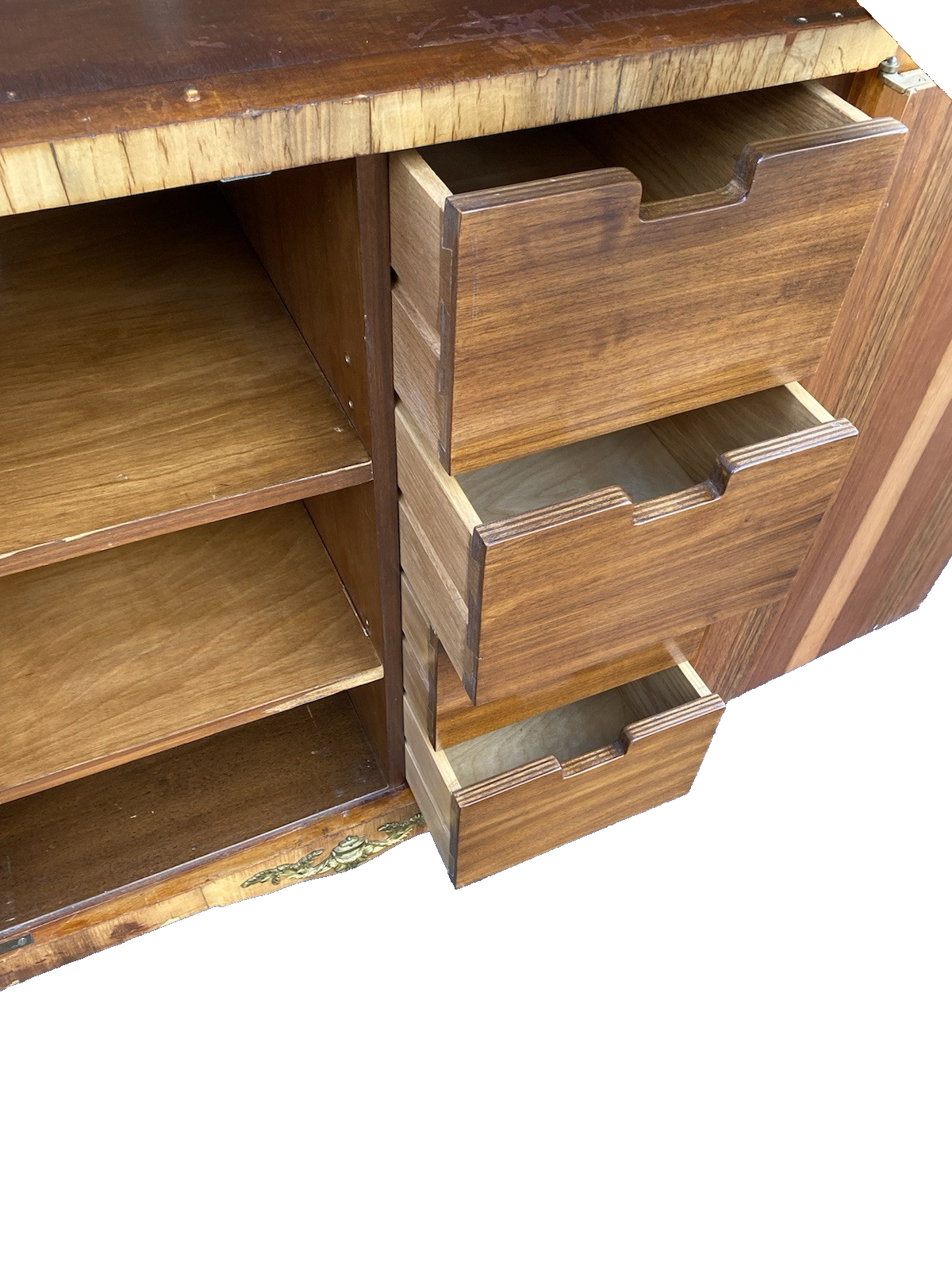66380 Inlaid 2 door Storage Cabinet Liquor Cabinet  Chest