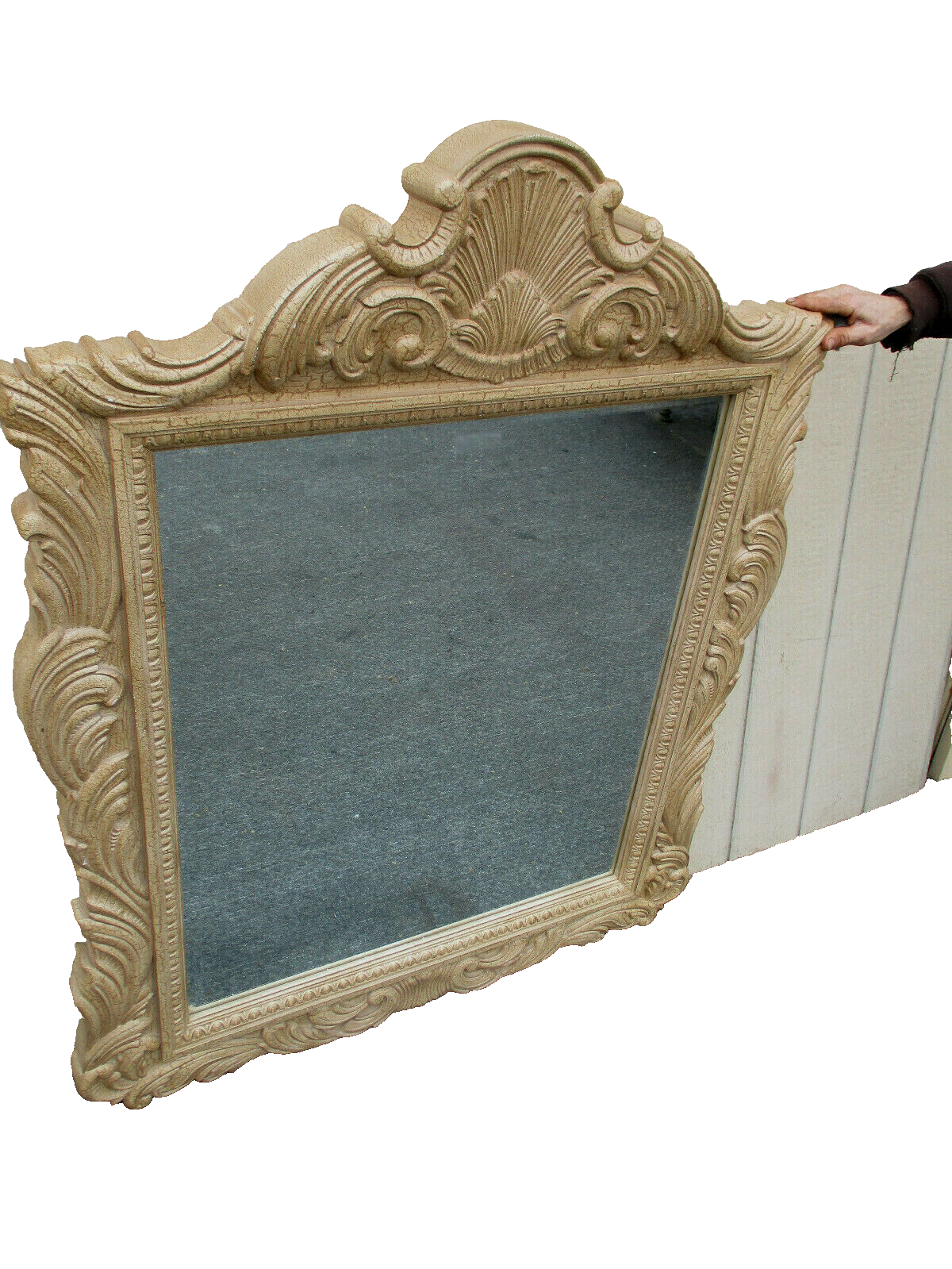 62937 Large Decorator Shell Top Mirror 45 x 57