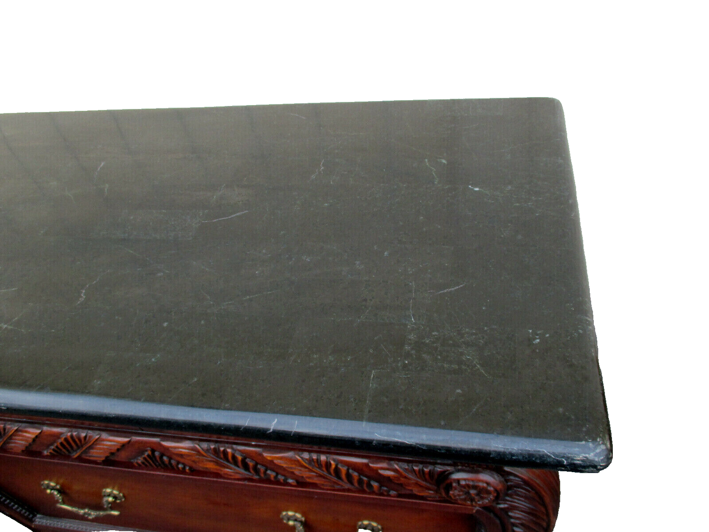 63027   Marble Top Nightstand End Table Stand Batchelor  Chest Dresser