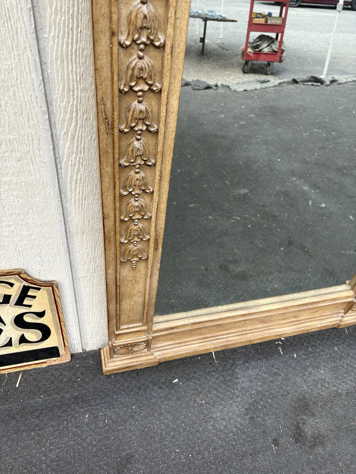 66851  Decorator Large Gryphon Accent Mirror