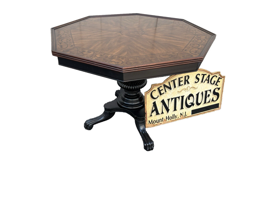 66974  Decorator Inlaid Console Foyer Table Stand