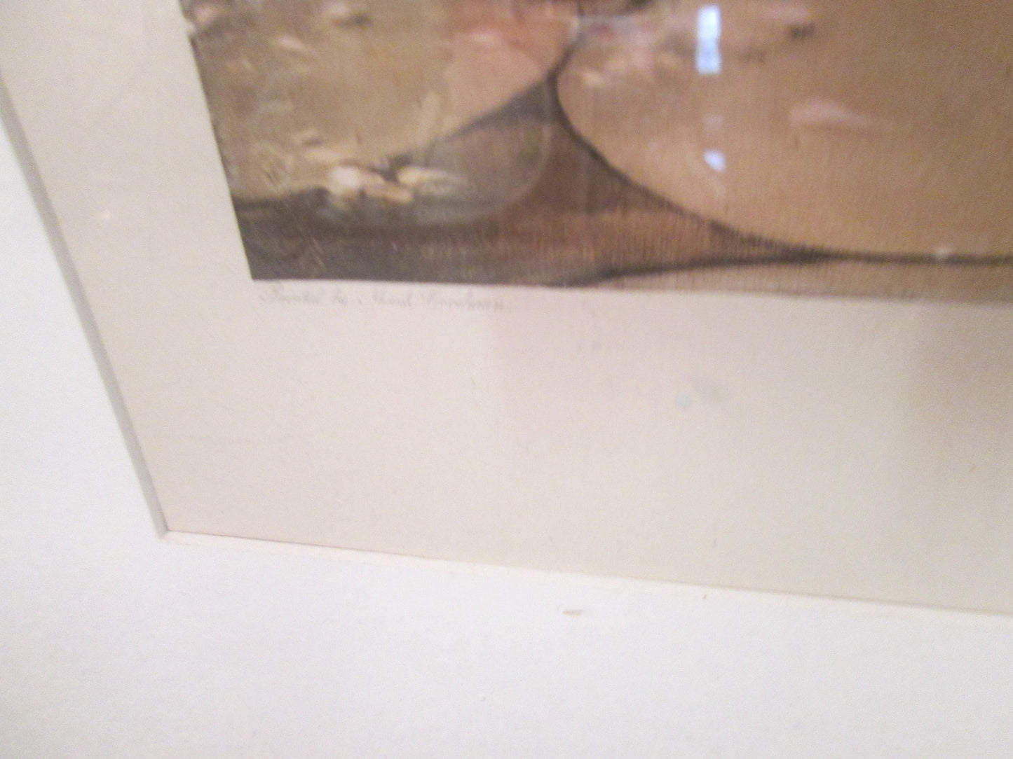 56762 Maude Goodman Framed Lithograph  "WHEN THE HEART IS YOUNG" 