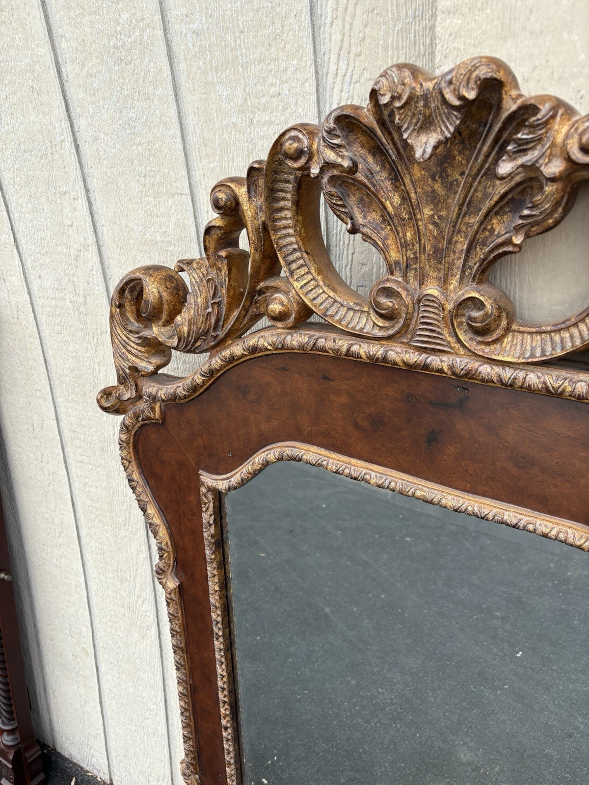 66765  Large Decorator Chippendale Beveled Mirror