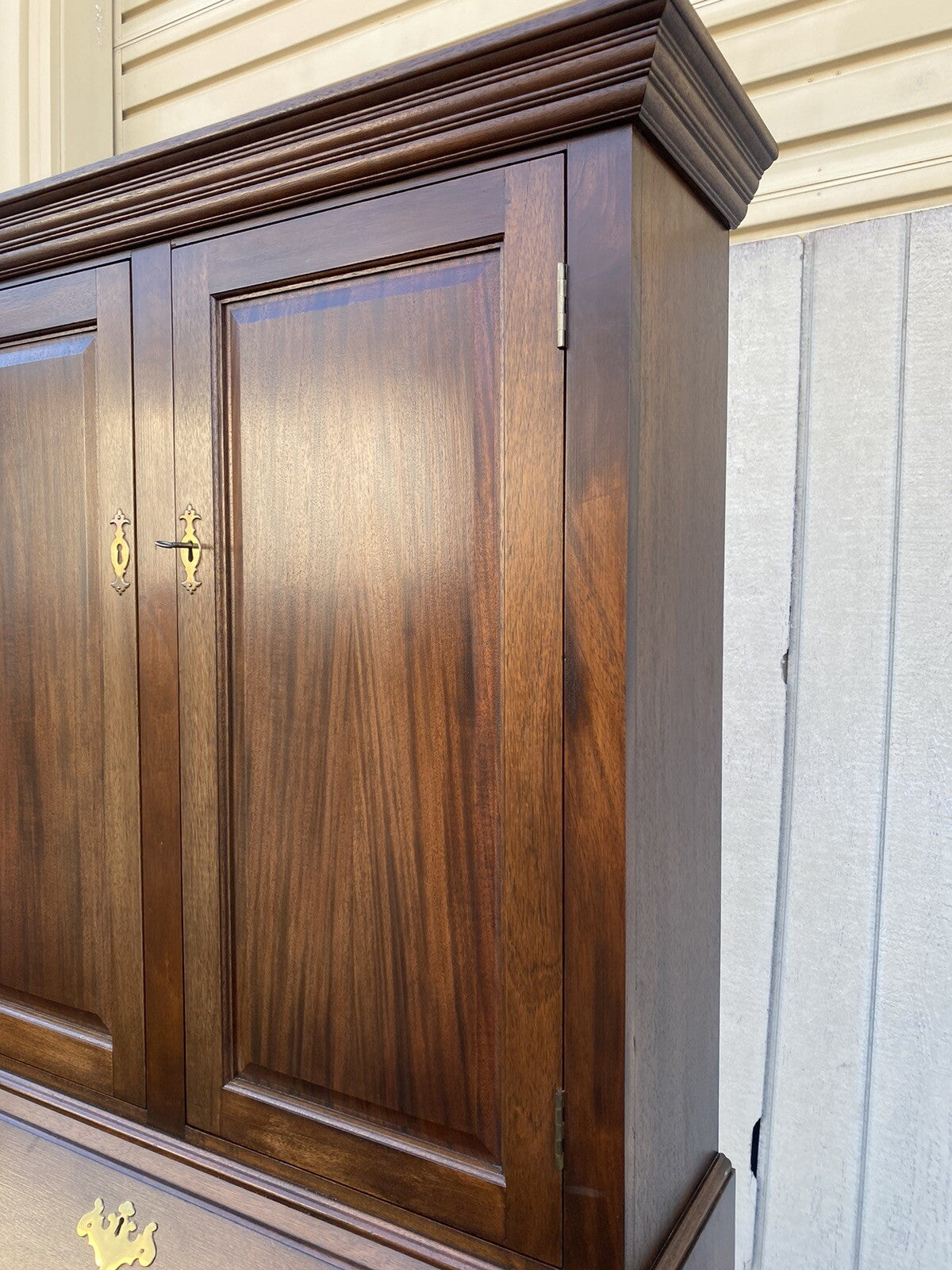 66608   Custom Hand Made Secretary Desk JOSEPH HOFF 1982