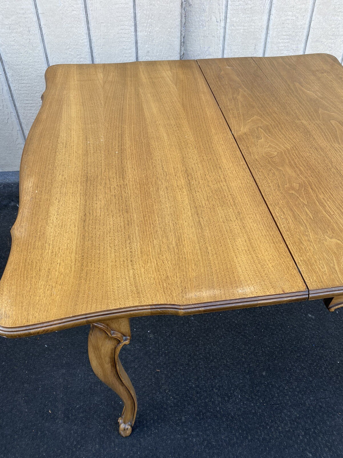 66283  French Country Leather Top Game Table Dining Table