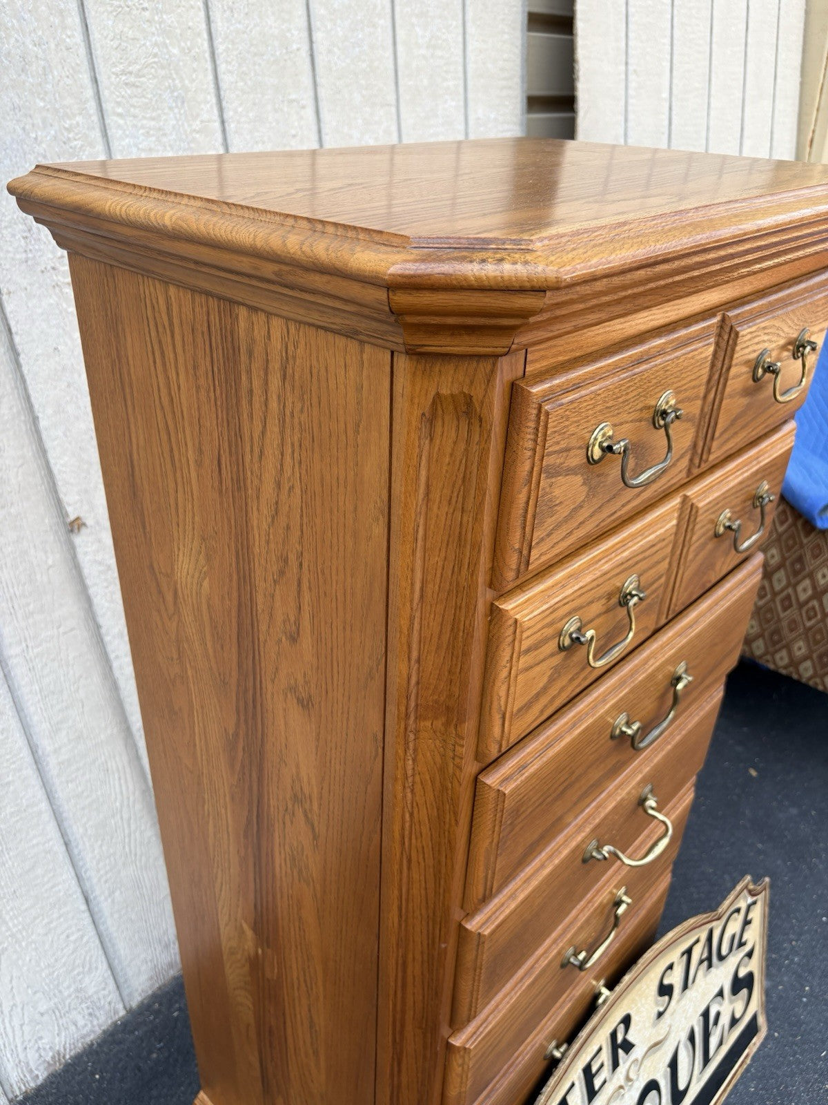 66748   Oak Lingerie Chest Dresser