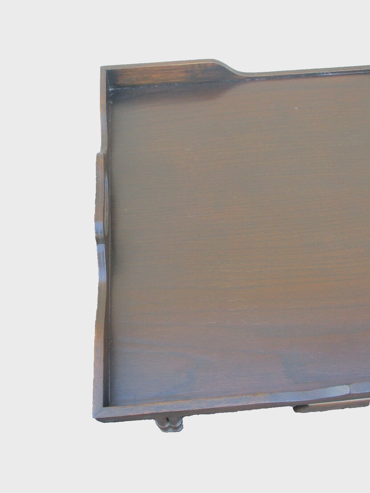 63837 Oak Tray Top Coffee Table Stand 