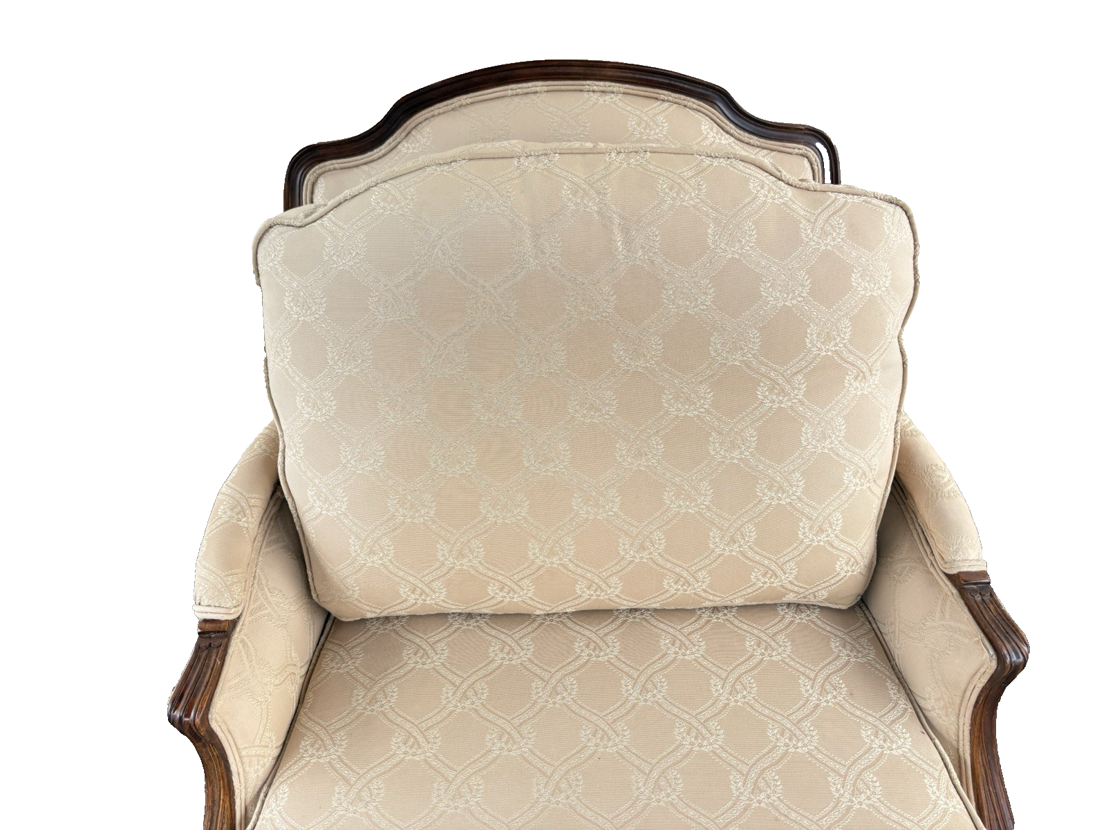 66808   ETHAN ALLEN Bergere Armchair Chair Louis XV