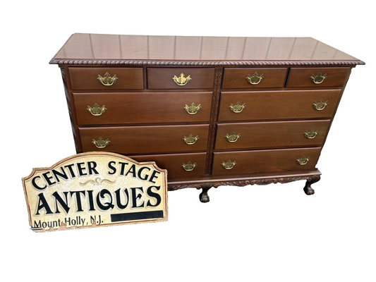 67006  Mahogany Feldenkreis ??  Dresser Chest with Claw Feet