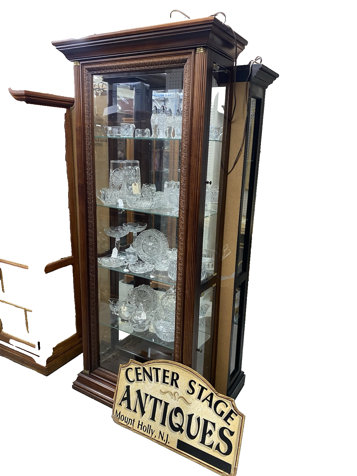 64424 Fancy Mahogany Curio China Cabinet