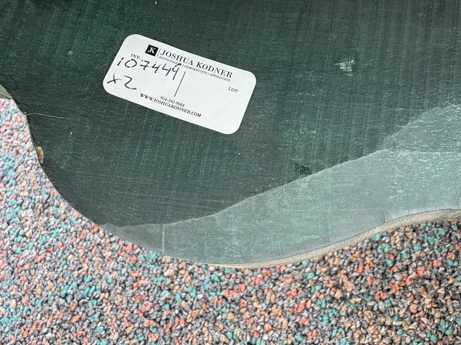 65902 Pair Decorator Hand Made Corner Table Stand s Shelf