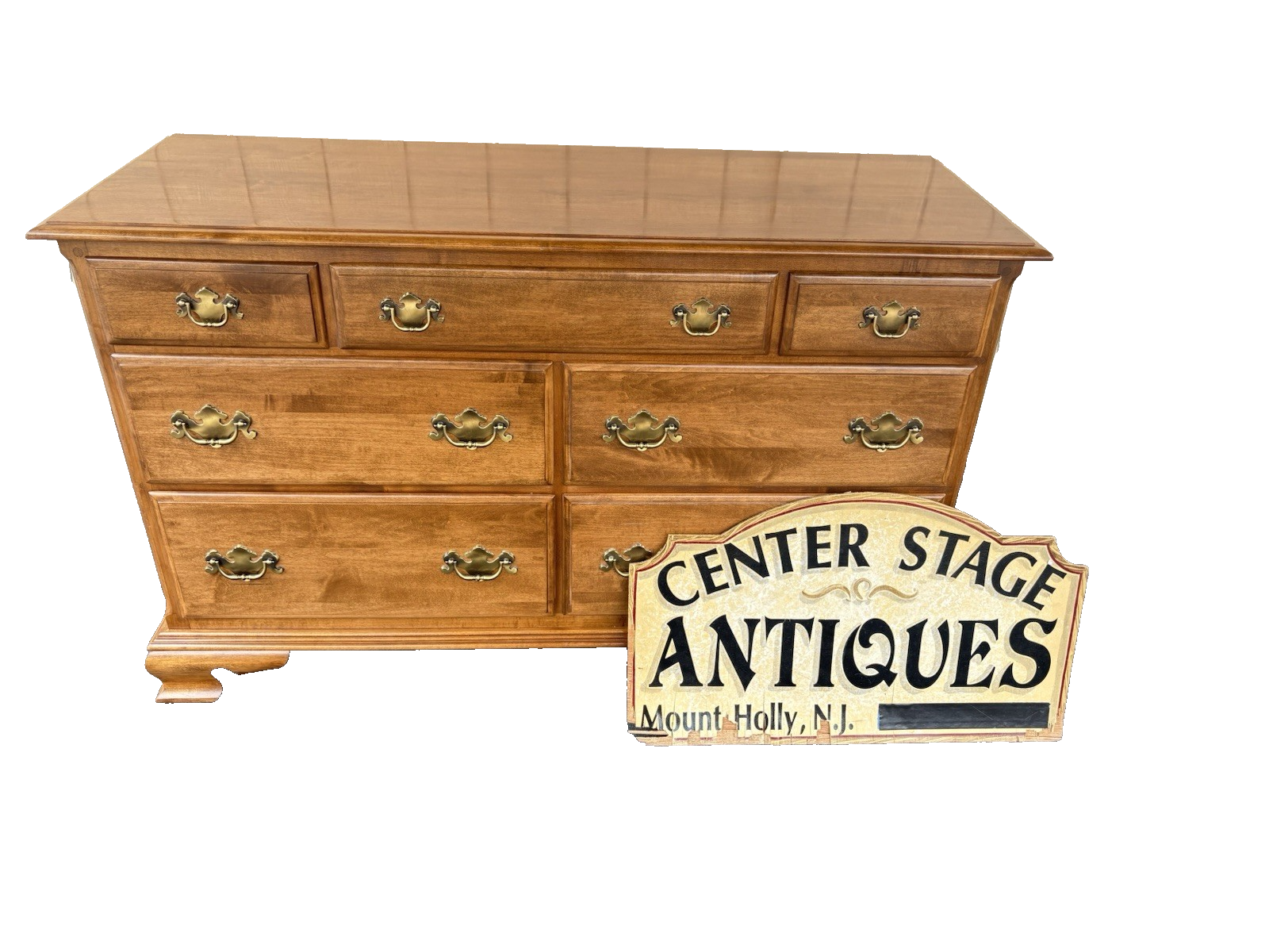 66811  ETHAN ALLEN Maple 7 Drawer  Dresser Chest