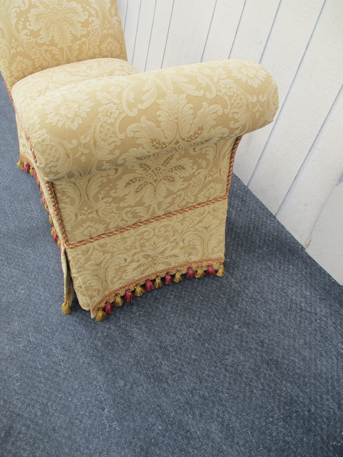 63457  Gold Decorator Window Bench Seat Settee