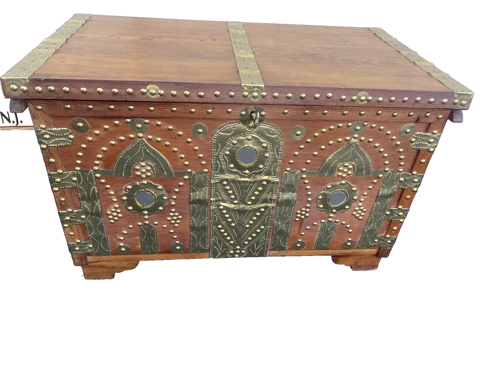 65994   Custom Hand Made Trunk Blanket Chest with BRASS  Ormalu