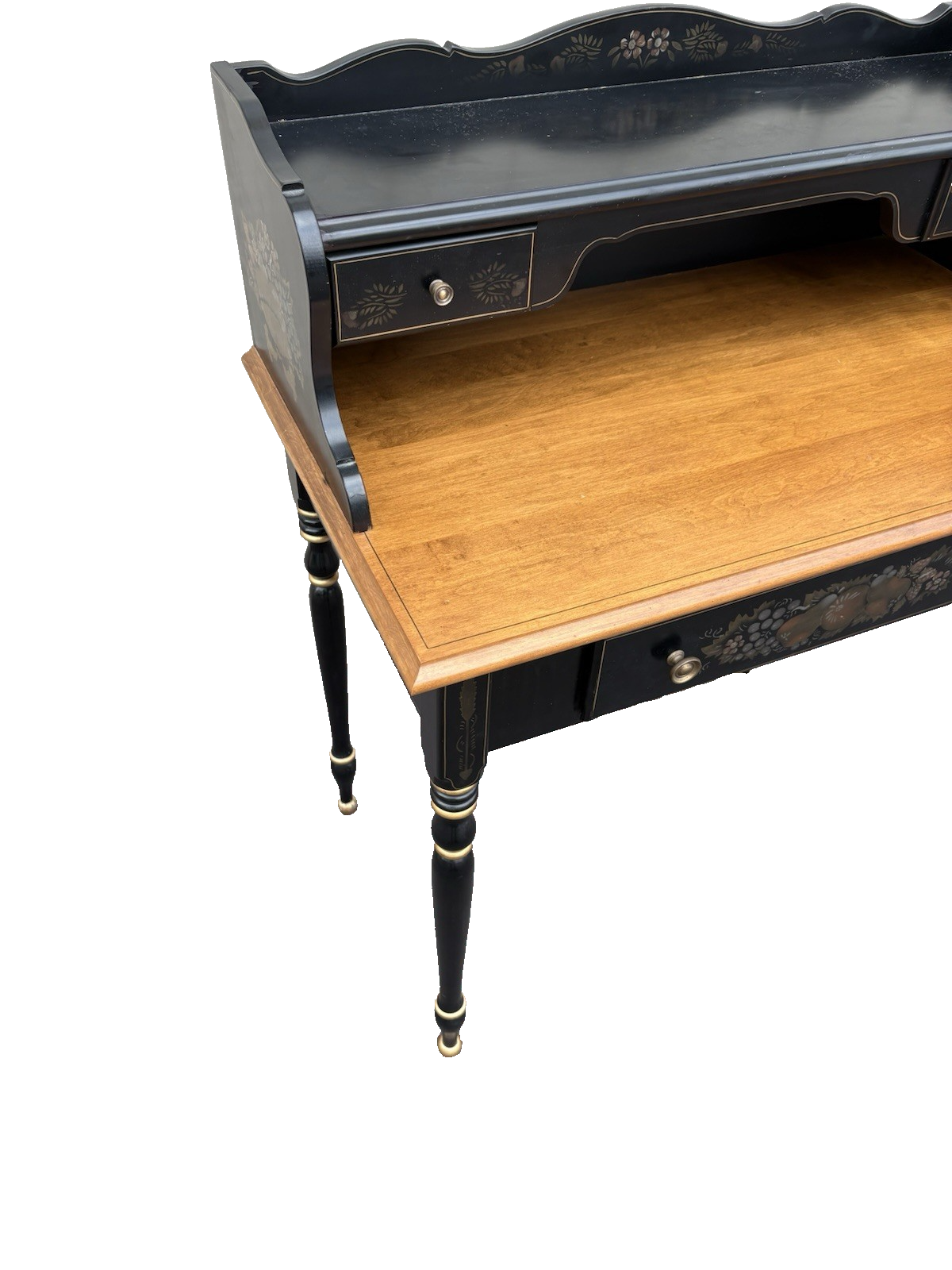 67129 ETHAN ALLEN Office Stenciled Office Desk