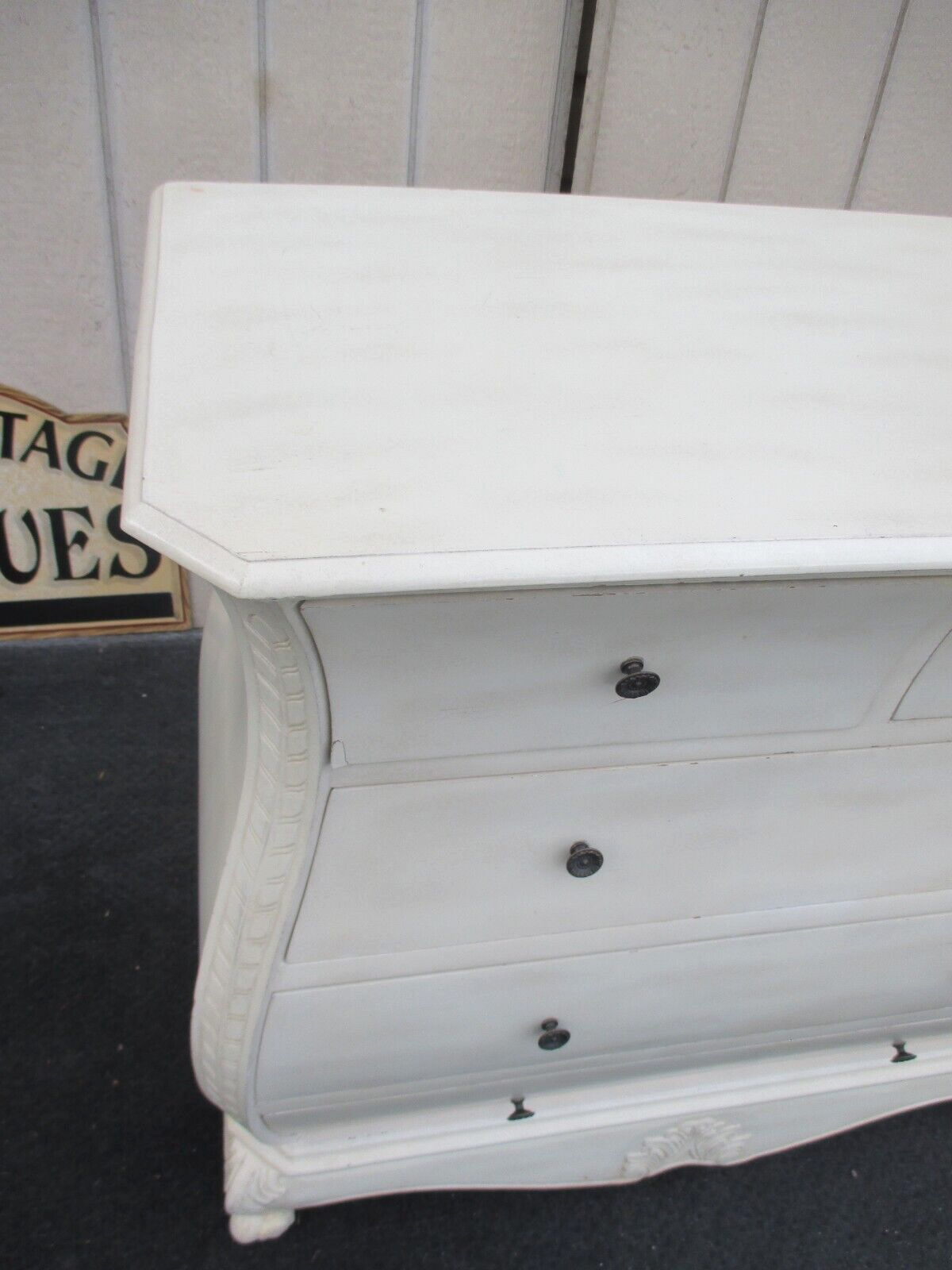 63996 Romantic Shabby High Chest Dresser