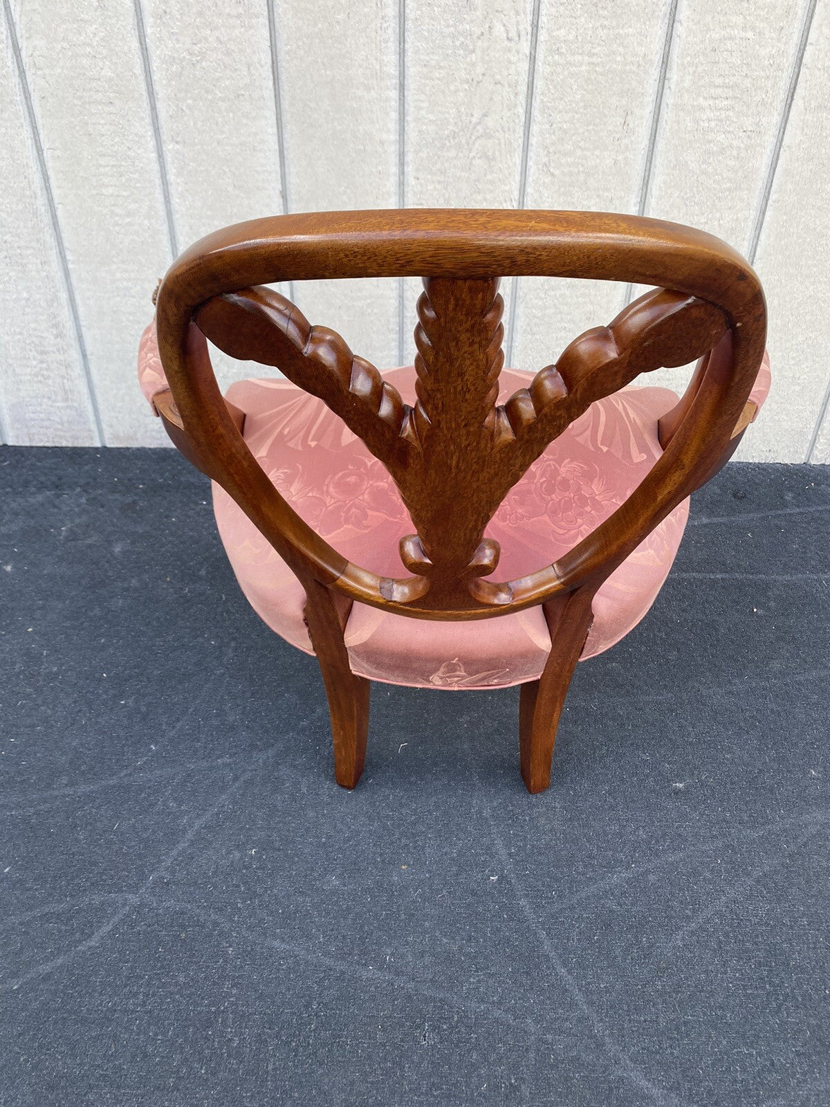 65887 Solid Mahogany Decorator Armchair Chair