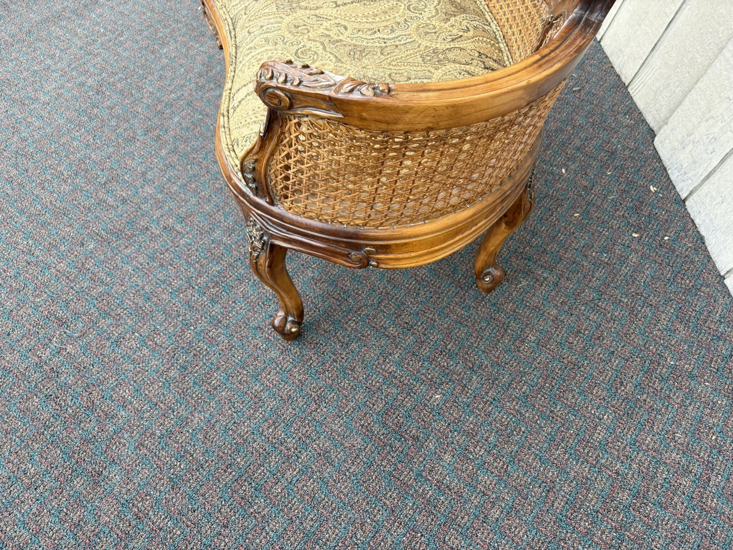 66821  French Country Louis XV Settee Bench Loveseat Chair HORCHOW NEIMAN MARCUS