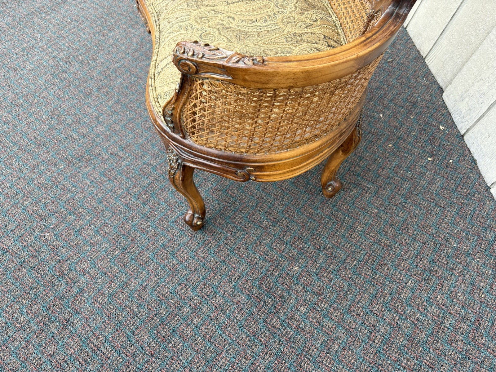 66821  French Country Louis XV Settee Bench Loveseat Chair HORCHOW NEIMAN MARCUS