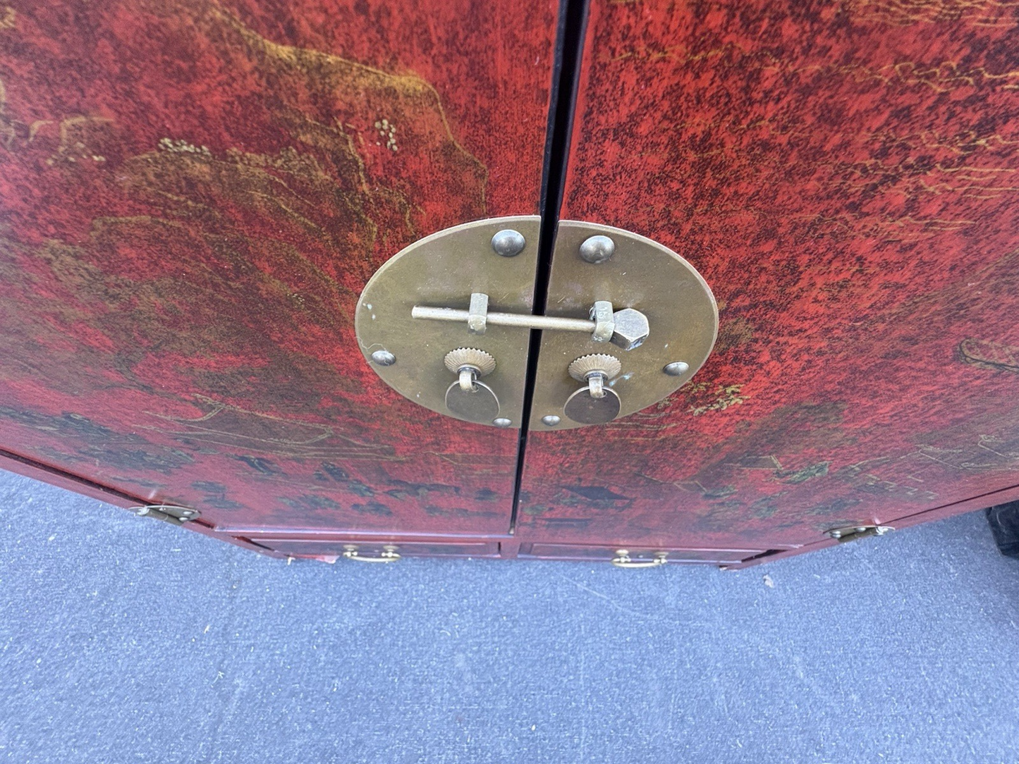 66697   Oriental Storage Cabinet Chest