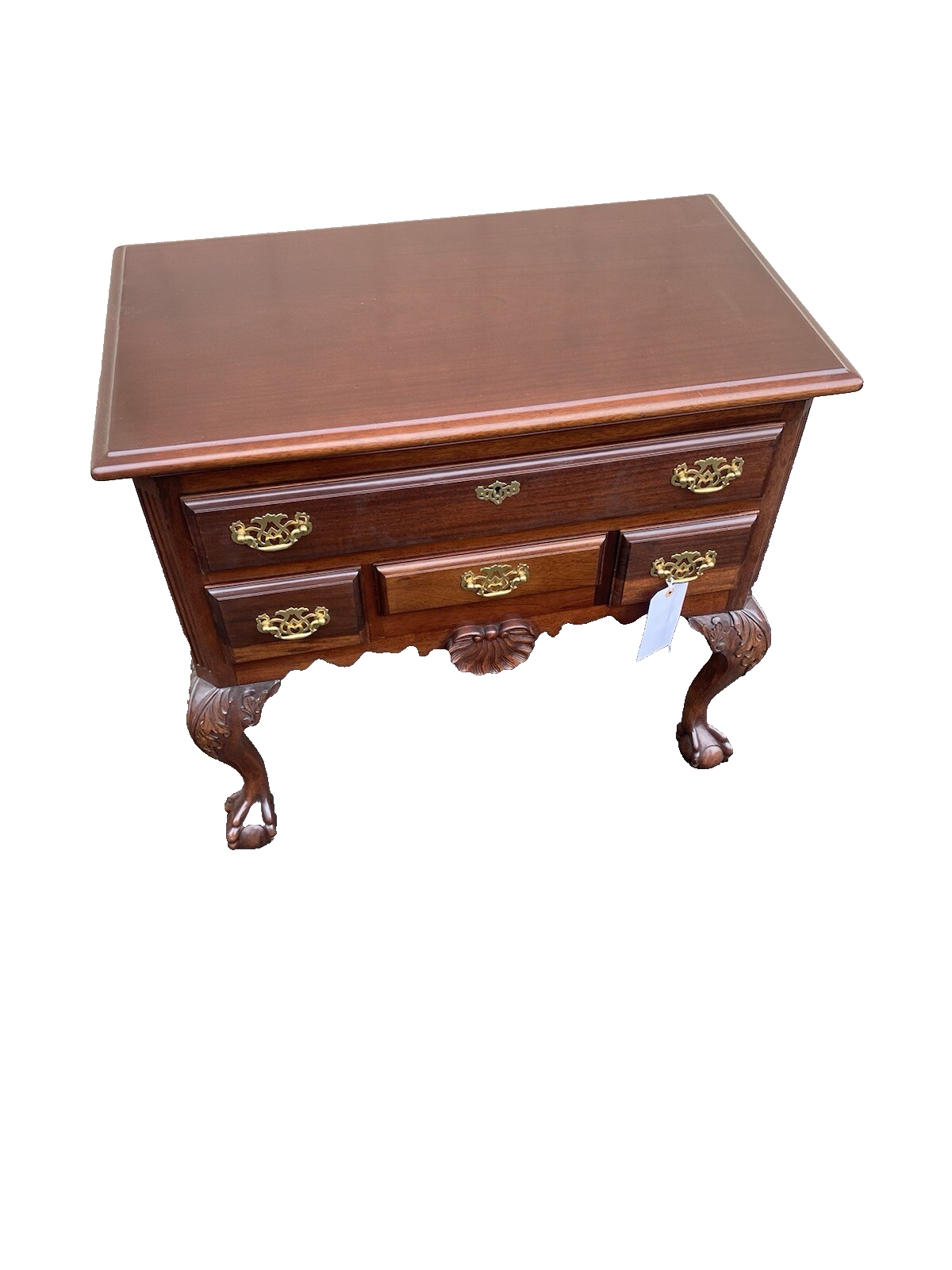 66015 Solid Mahogany 3 Drawer Chest Dresser
