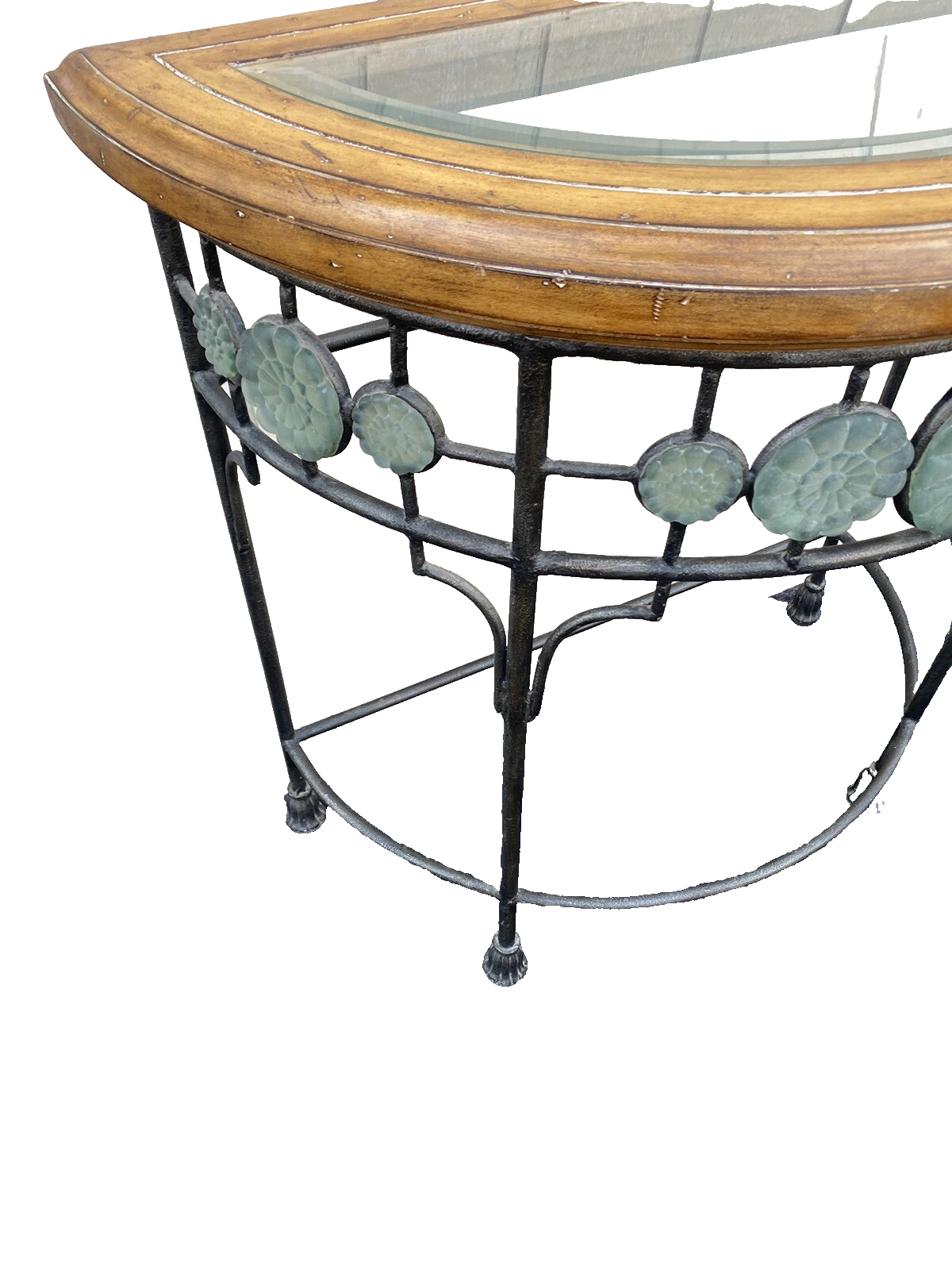65884 Fancy Decorator Console Table with Mirror