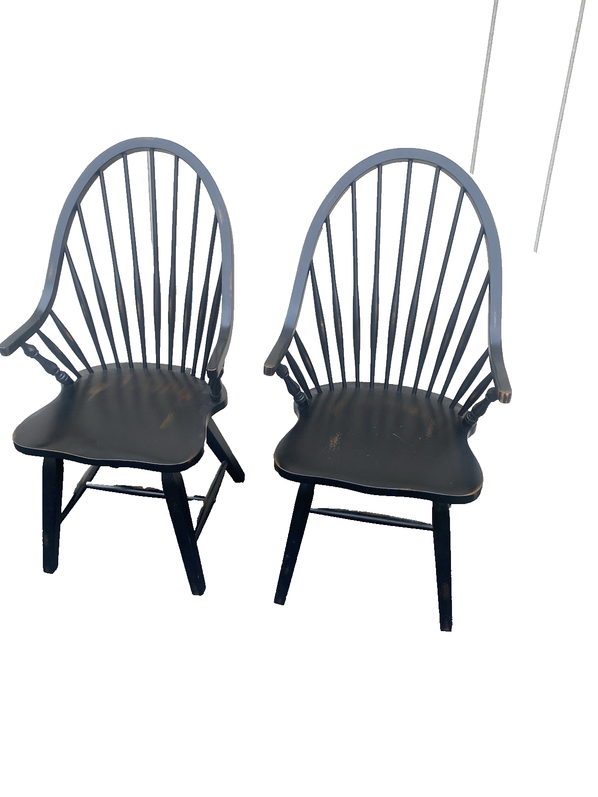 66522 Pair Quality Windsor Dining Chairs Chair s