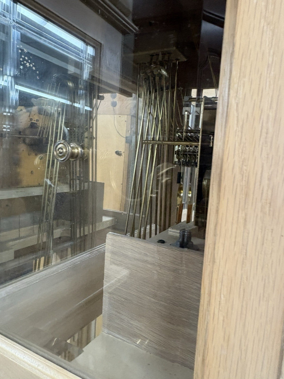 66395   Modern RIDGEWAY Grandfather Clock Hatrack Umbrella Stand